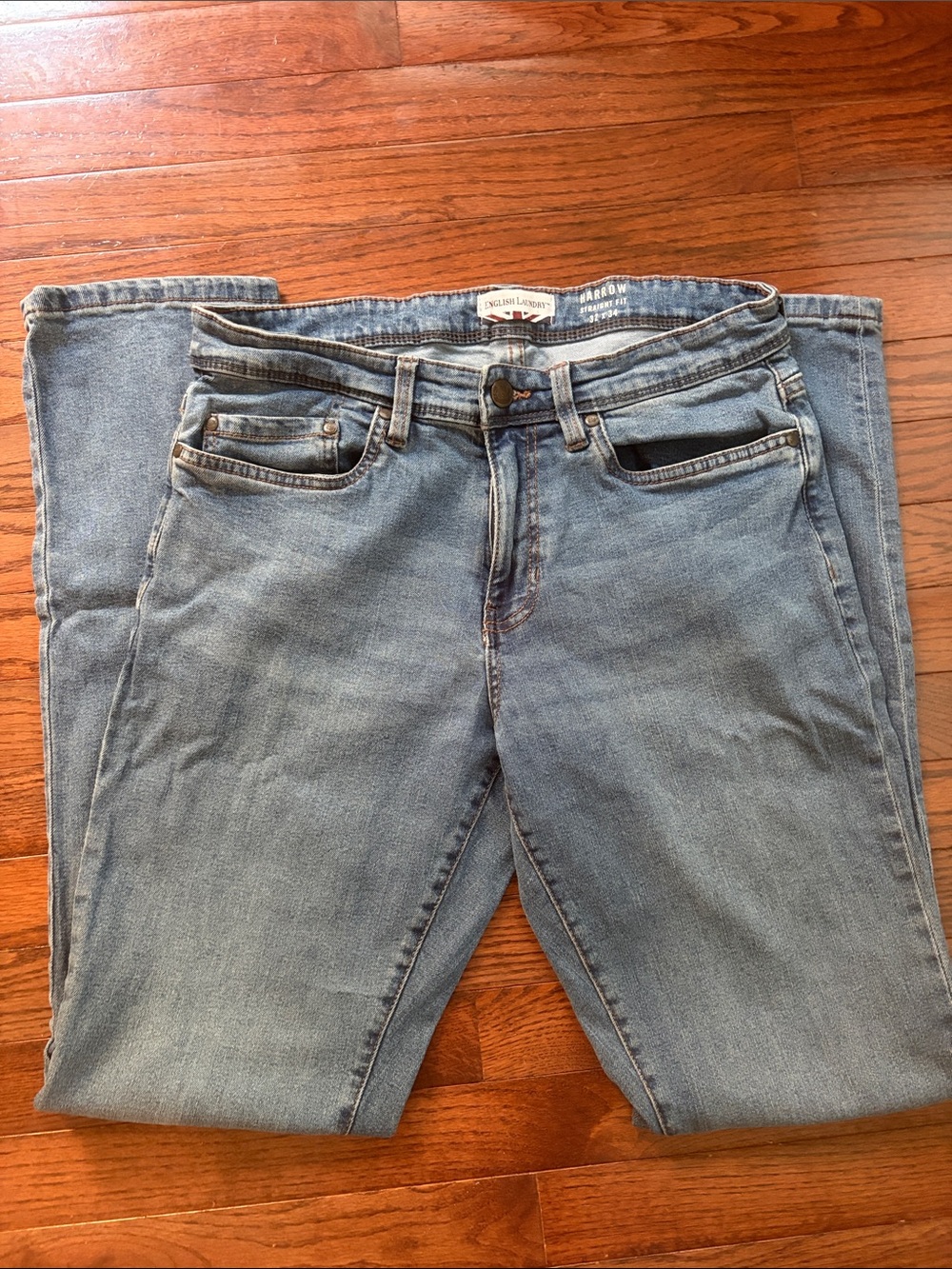 Medium Blue Men’s Jeans - English Laundry Harrow Straight Fit 32x34